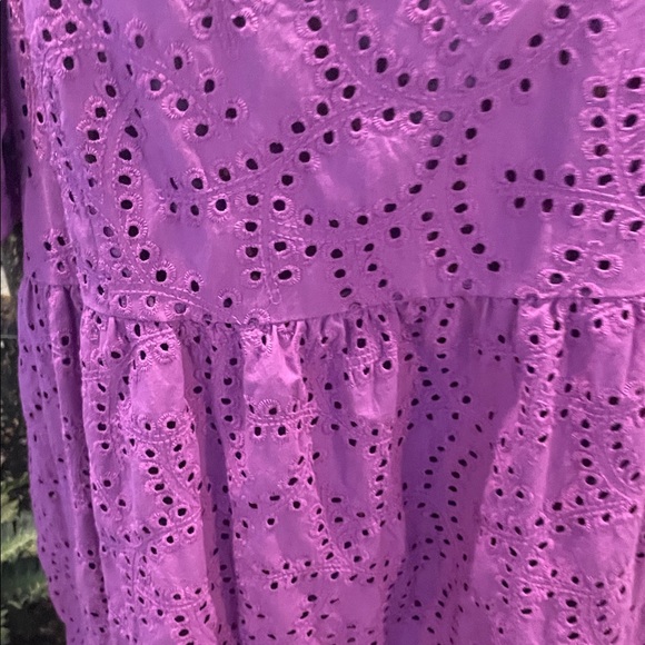 AND Time and Tru Purple Scoop Neck Top - Picture 6 of 12